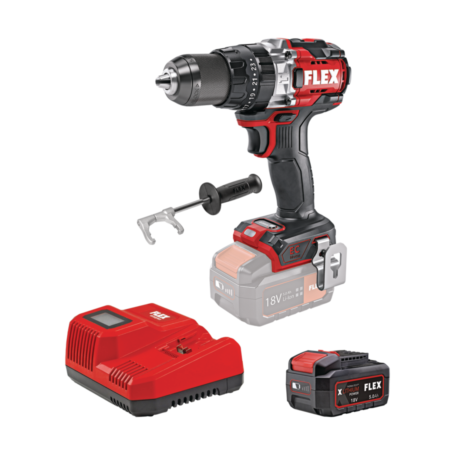 ΚΡΟΥΣΤΙΚΟ ΔΡΑΠΑΝΟΚΑΤΣΑΒΙΔΟ ΜΠΑΤΑΡΙΑΣ PD 2G 18.0-EC HD/ 5.0 Set