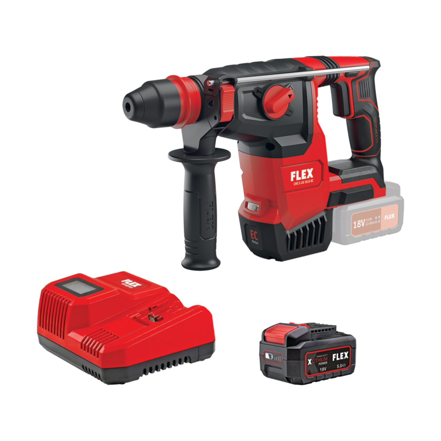 ΠΕΡΙΣΤΡΟΦΙΚΟ ΠΙΣΤΟΛΕΤΟ ΜΠΑΤΑΡΙΑΣ CHE 2-26 18.0-EC/ 5.0 Set