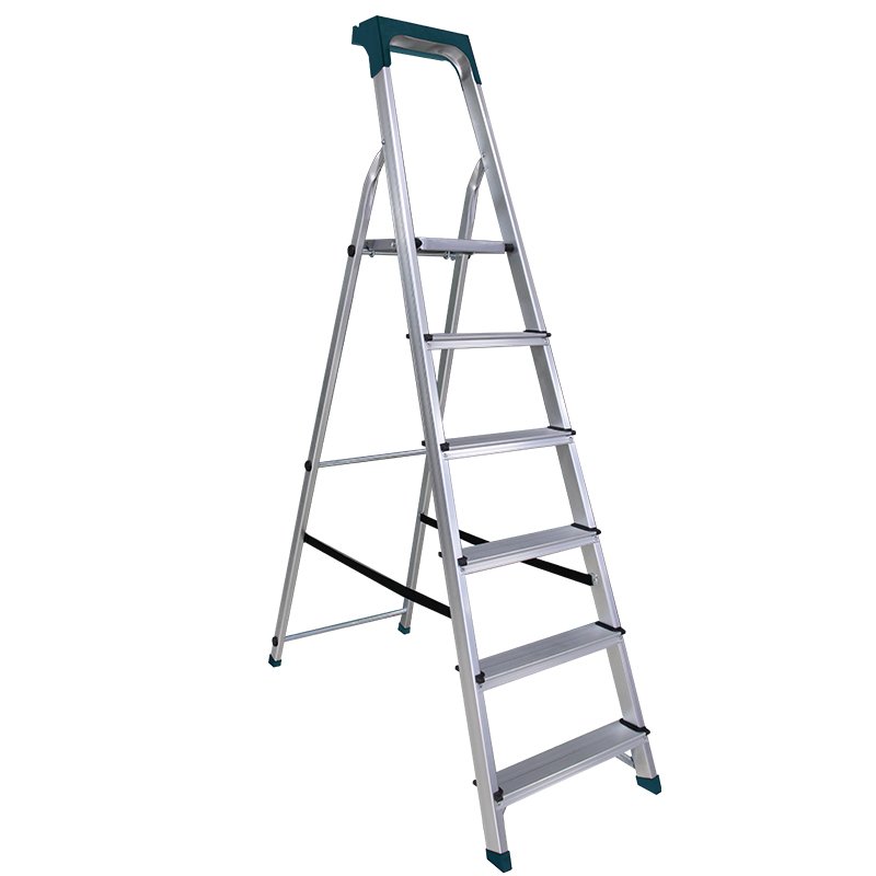 BORMANN Pro BHL9010 Σκάλα Αλουμινίου 5+1 Σκαλιά Με Θήκη Εργαλείων