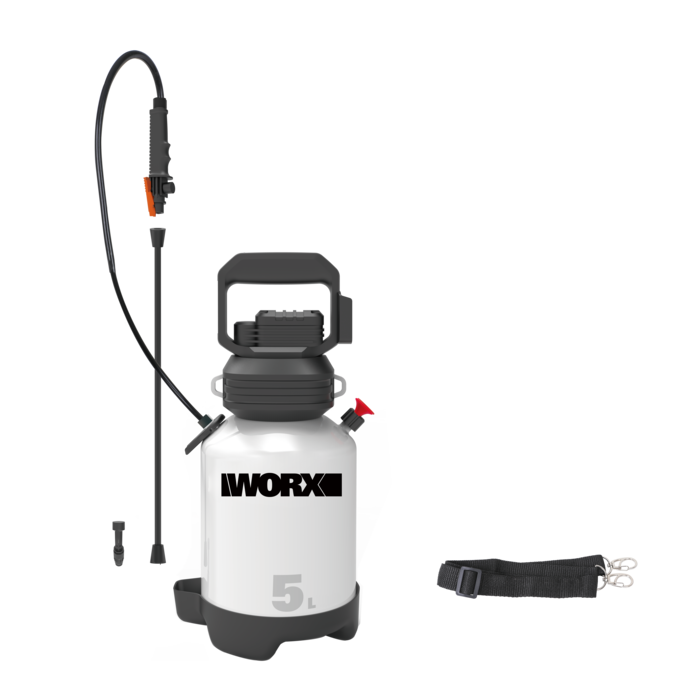 ΑΣΥΡΜΑΤΟΣ ΨΕΚΑΣΤΗΡΑΣ ΜΠΑΤΑΡΙΑΣ 5 ΛΙΤΡΩΝ 20V WORX