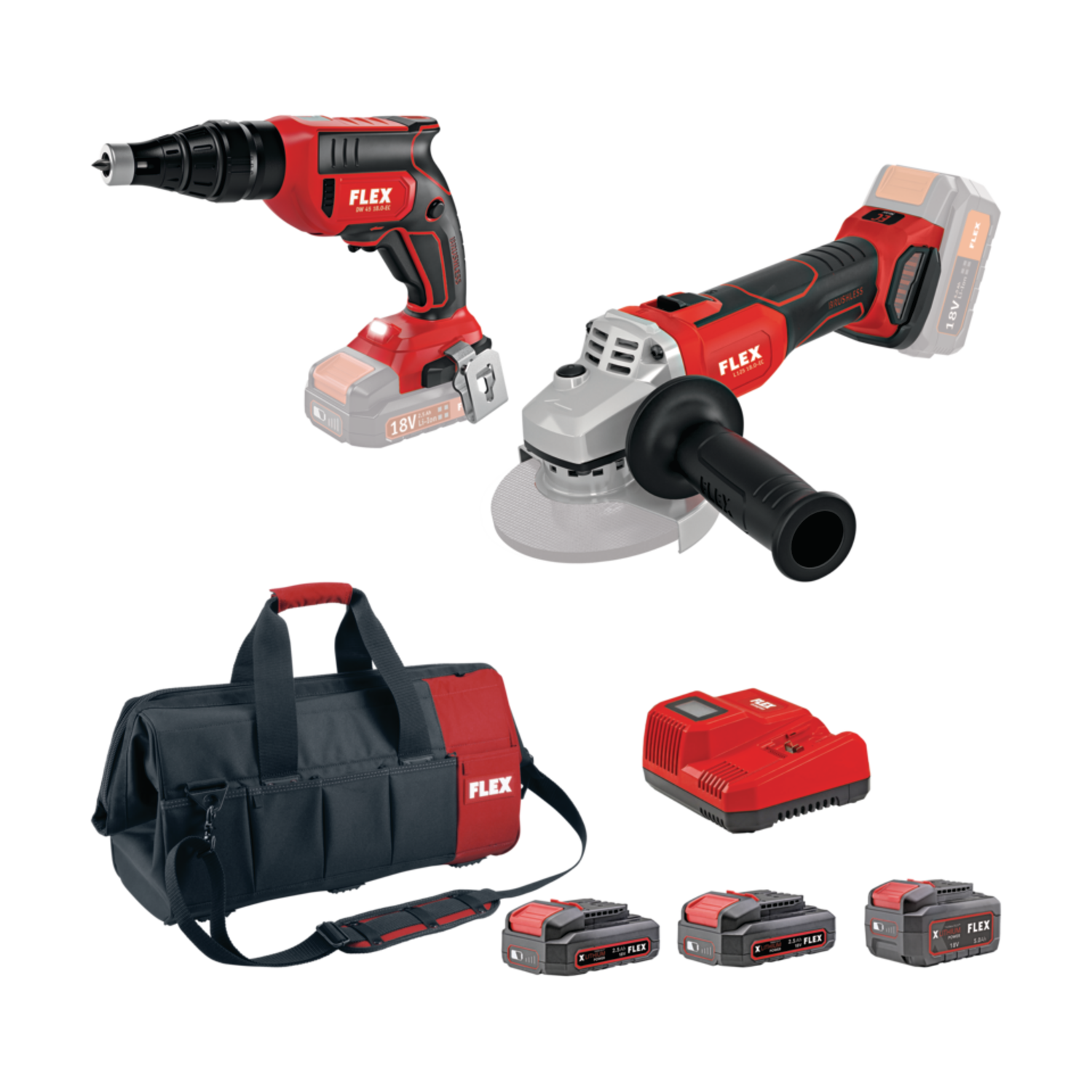 ΣΕΤ - ΚΑΤΣΑΒΙΔΙ ΓΥΨΟΣΑΝΙΔΑΣ & ΓΩΝΙΑΚΟΣ ΤΡΟΧΟΣ ΜΠΑΤΑΡΙΑΣ FLEX PACK CF8