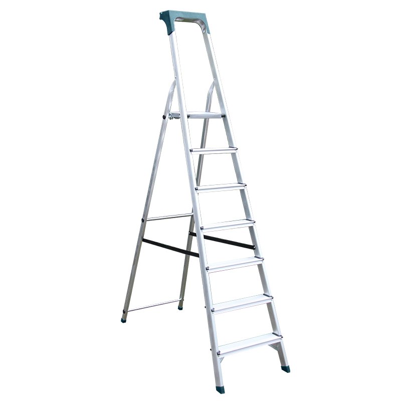 BORMANN Pro BHL9015 Σκάλα Αλουμινίου 6+1 Σκαλιά Με Θήκη Εργαλείων