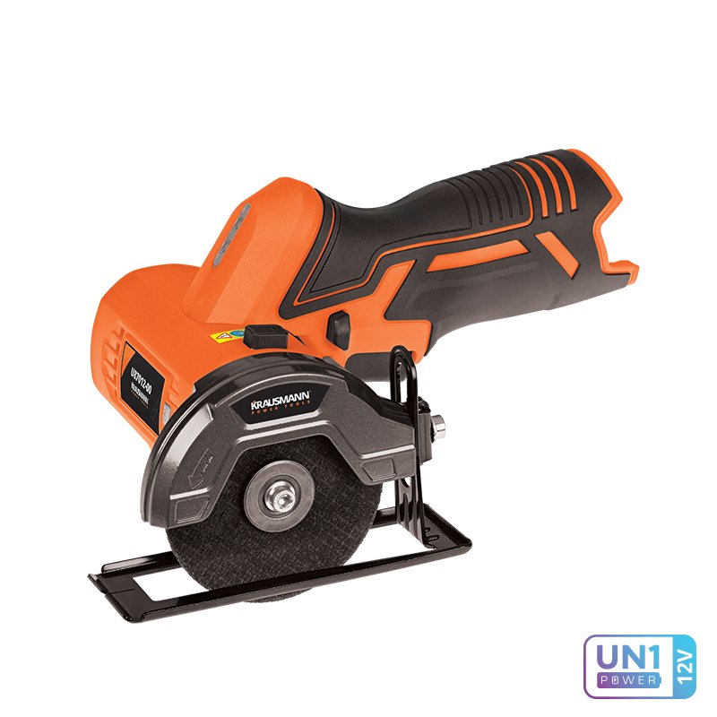 Γωνιακός Τροχός Mini Ø76 Επαναφορτιζόμενος 12V (U87012-00) KRAUSMANN