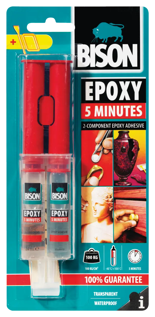 EPOXY SYRINGE 5 MIN' 24ML BLISTER BISON