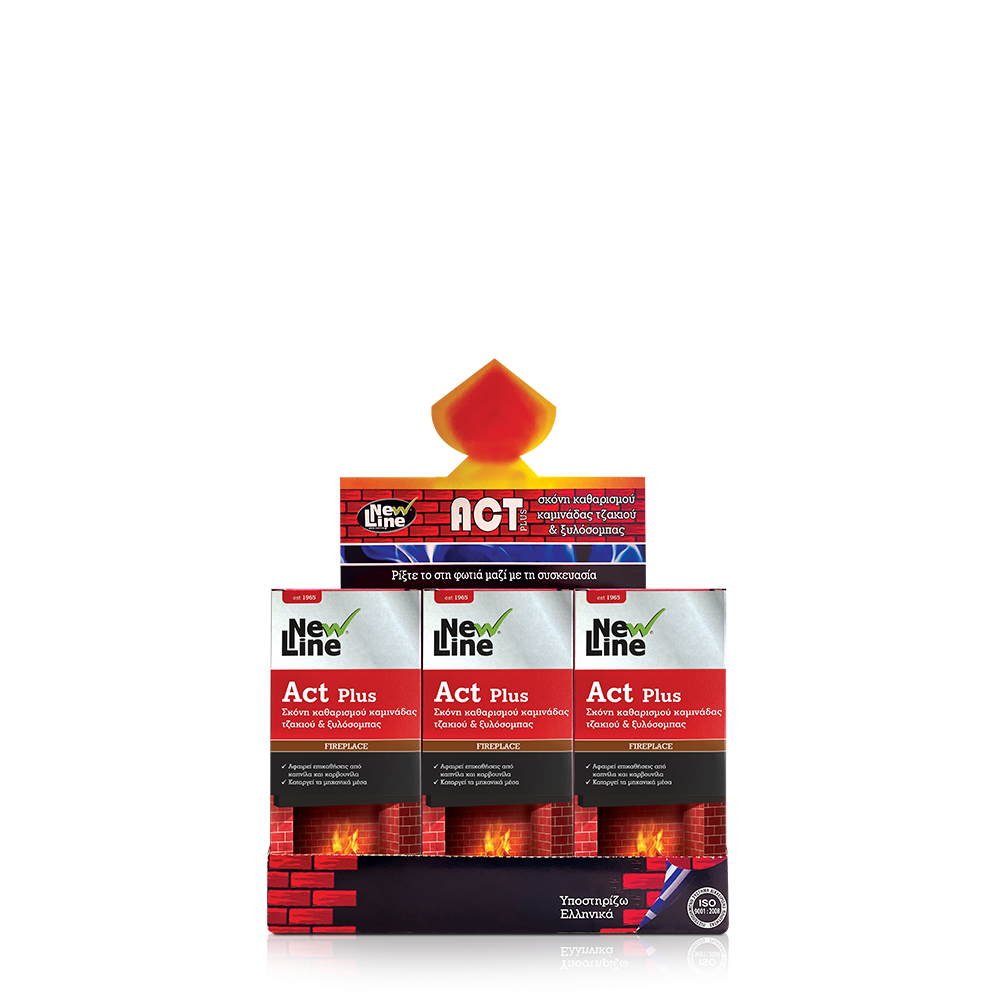 Καθαριστικό Καμινάδας Τζακιού &amp; Ξυλόσομπας - ACT Plus - 200gr
