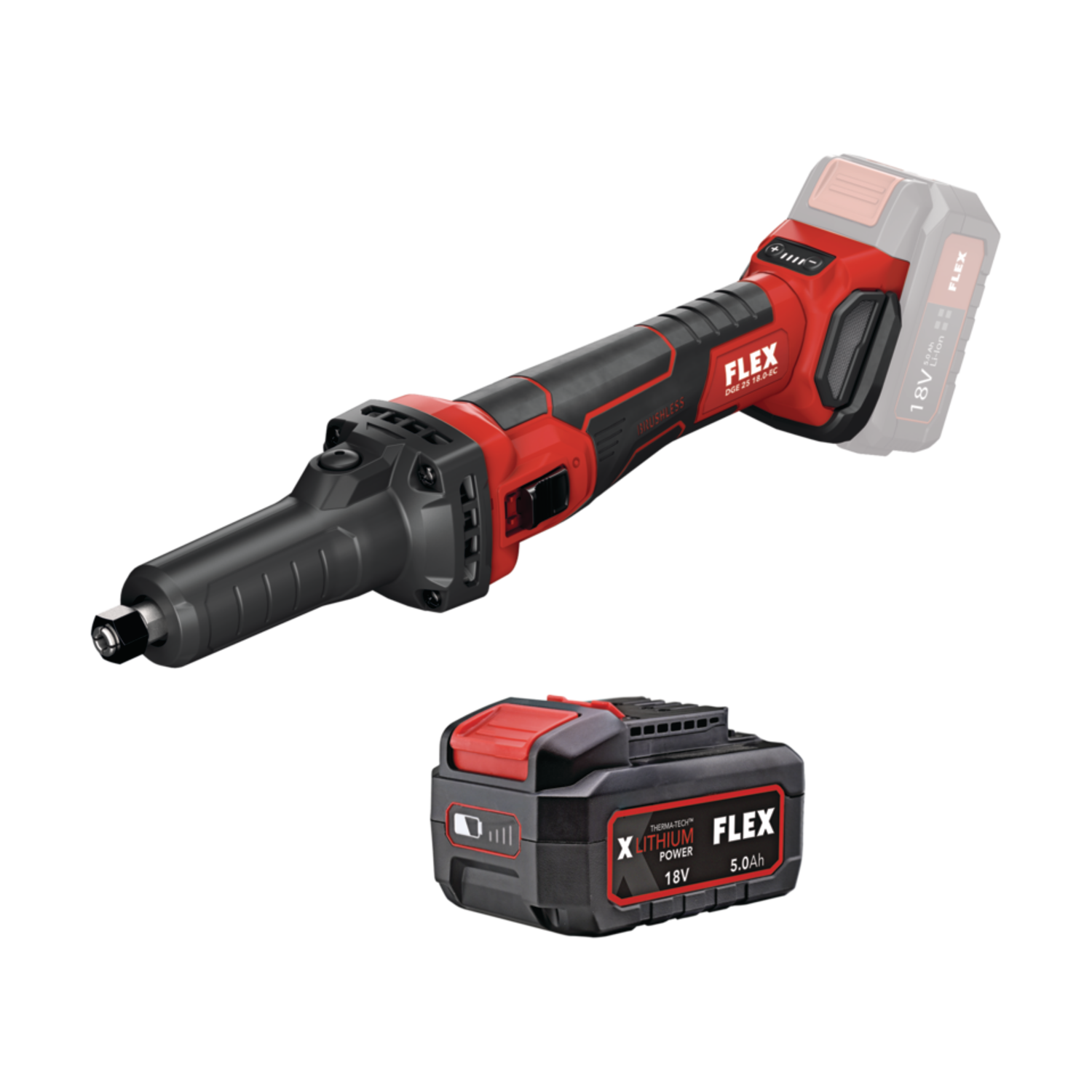 ΕΥΘΥΣ ΛΕΙΑΝΤΗΡΑΣ ΜΠΑΤΑΡΙΑΣ DGE 25 18.0-EC/ 5.0Ah