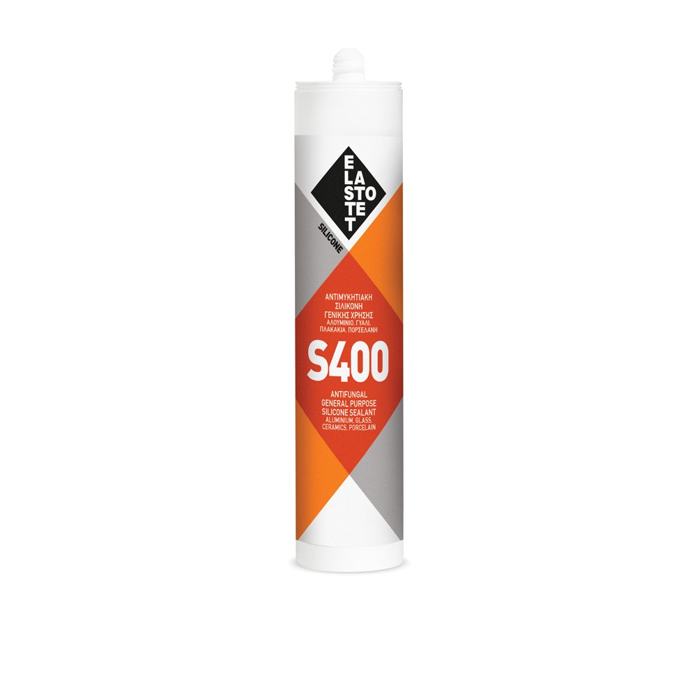 ELASTOTET S400 ΣΙΛΙΚΟΝΗ ΓΕΝΙΚΗΣ ΧΡΗΣΗΣ 280ml - MΑΥΡΟ-ΧΡΩΜΑ