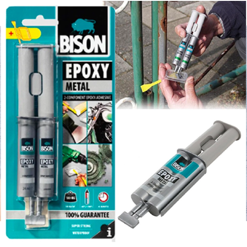 EPOXY SYRINGE METAL 24ML BLISTER BISON