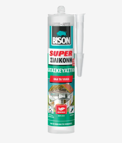 ΣΙΛΙΚΟΝΗ SUPER ΑΝΤΙΜΟΥΧΛΙΚΗ ΛΕΥΚΗ 290ml BISON