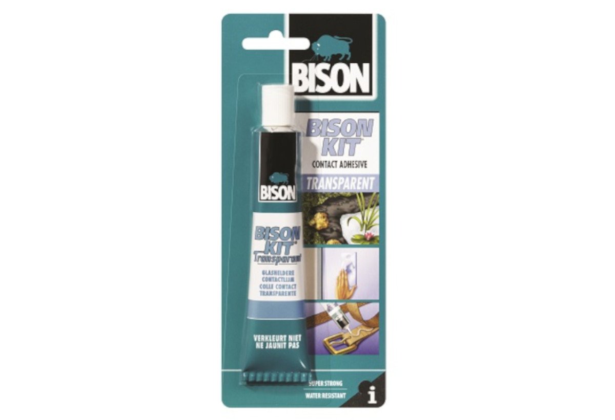 KIT ΡΕΥΣΤΗ ΒΕΝΖΙΝΟΚΟΛΛΑ ΔΙΑΦΑΝΗ BLISTER 50ML BISON