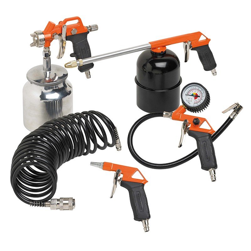 ΣΕΤ ΑΕΡΟΣ KIT B&amp;D ΜΕ ΠΙΣΤΟΛΙ ΒΑΦΗΣ ΚΑΤΩ ΔΟΧΕΙΟ 5ΤΕΜ