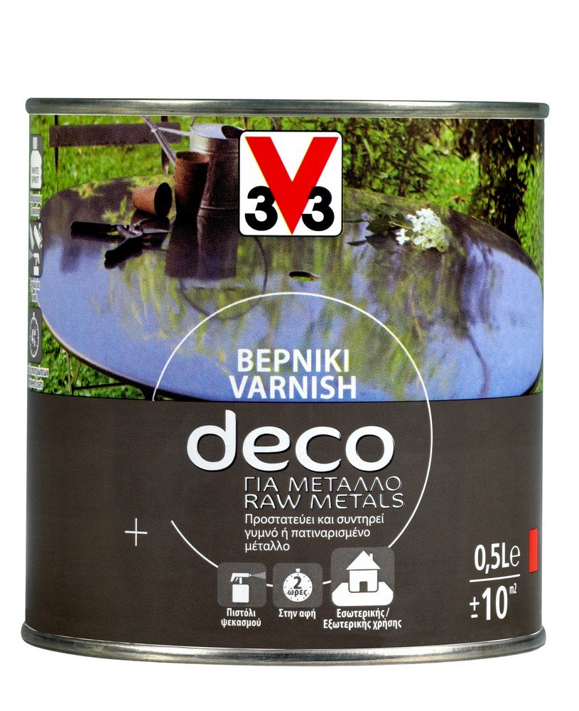 Metal Varnish clear βερνίκι μετάλλου 3V3