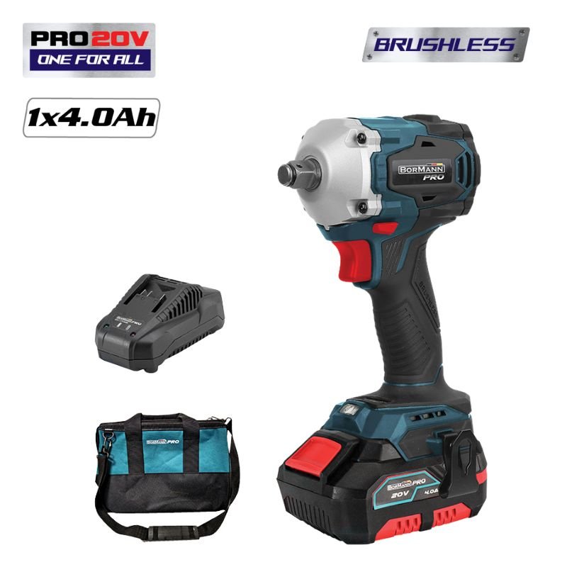 ΒORMANN Pro BBP9240 Μπουλονόκλειδο Compact Brushless Μπαταρίας 20V