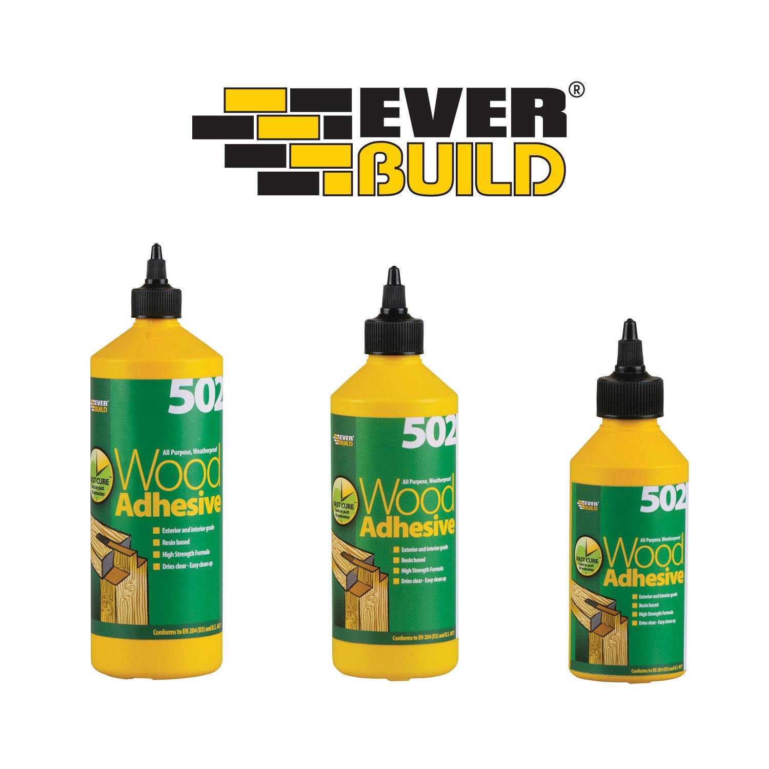 EVERBUILD WOOD ADHESIVE 502 ΚΟΛΛΑ ΞΥΛΟΥ - 250ML-ΣΥΣΚΕΥΑΣΙΑ