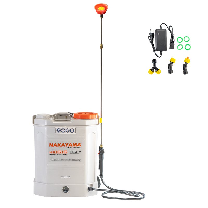 NAKAYAMA NS1616 Ψεκαστήρας Πλάτης Μπαταρίας 12V, 16Lt