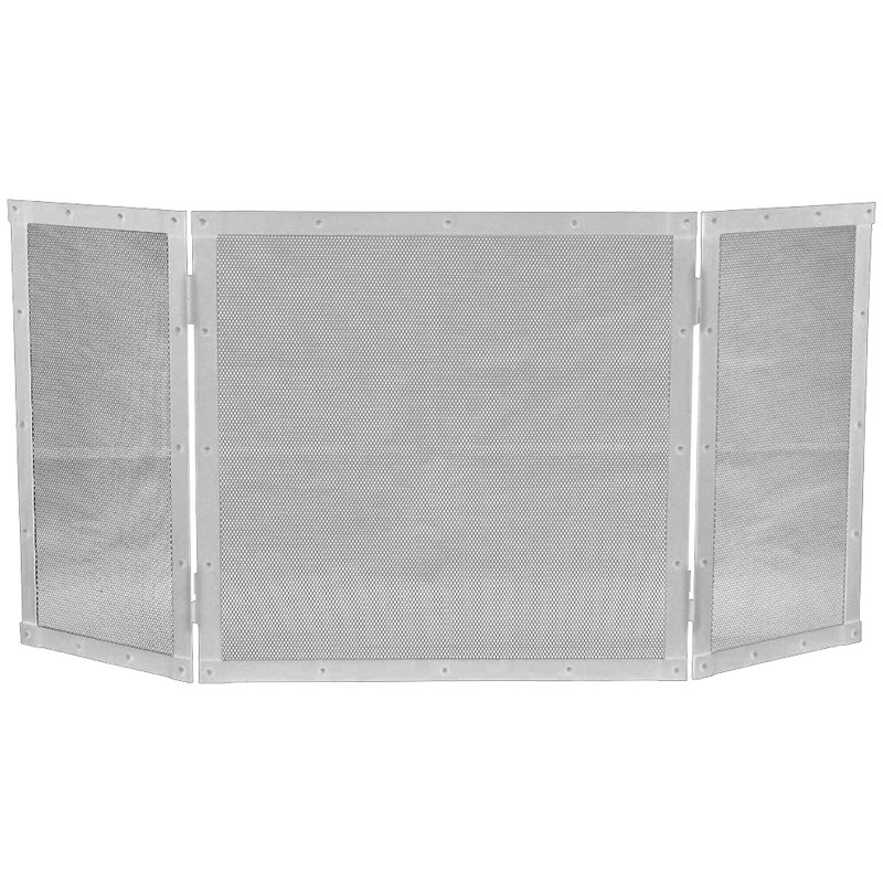 BORMANN Elite BFT1030 Σίτα Τζακιού Τρίφυλλη 51x102cm, Ασημί