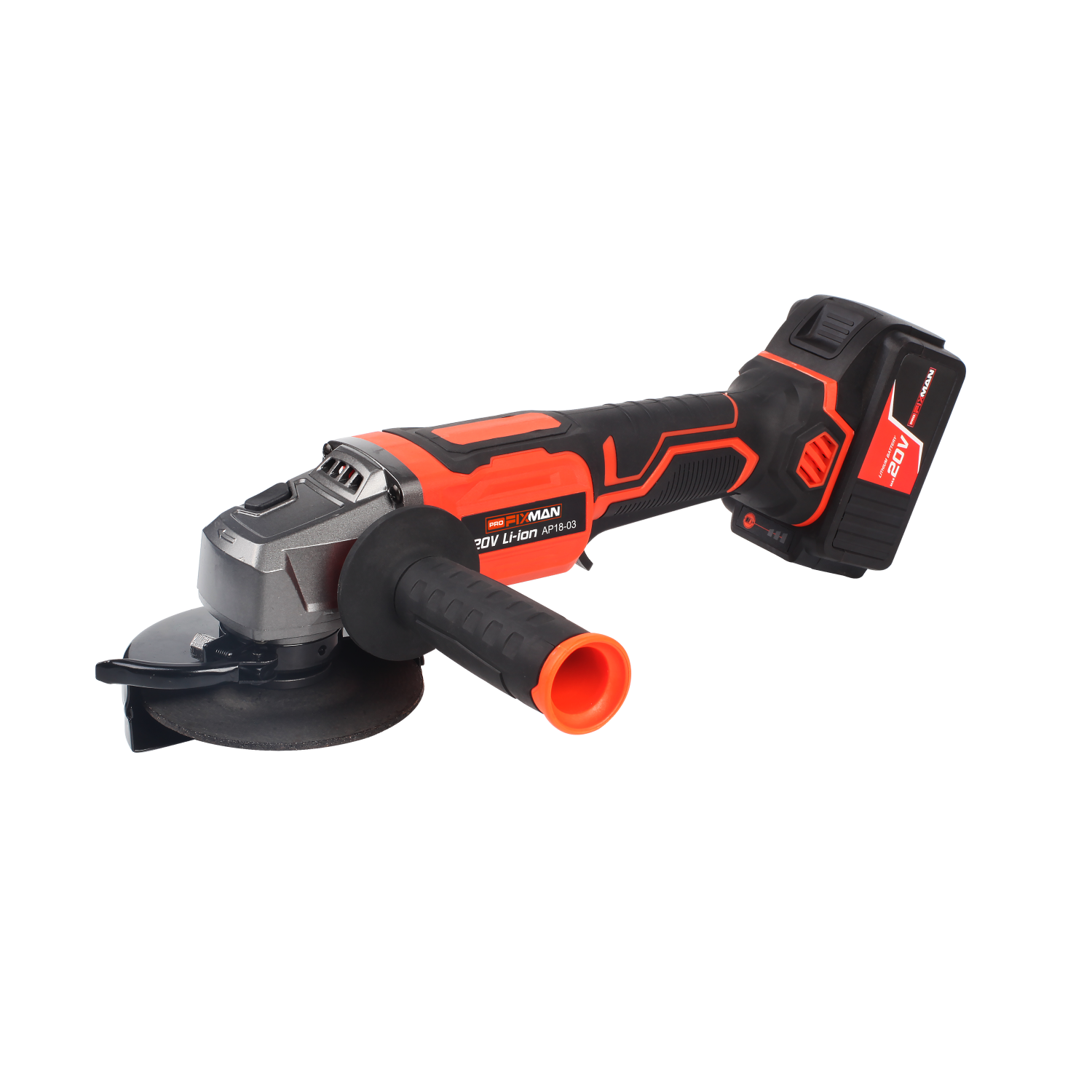 Γωνιακός Τροχός Μπαταρίας 20V Fixman + ΔΩΡΟ 10 τροχοί 115x1 κοπής inox