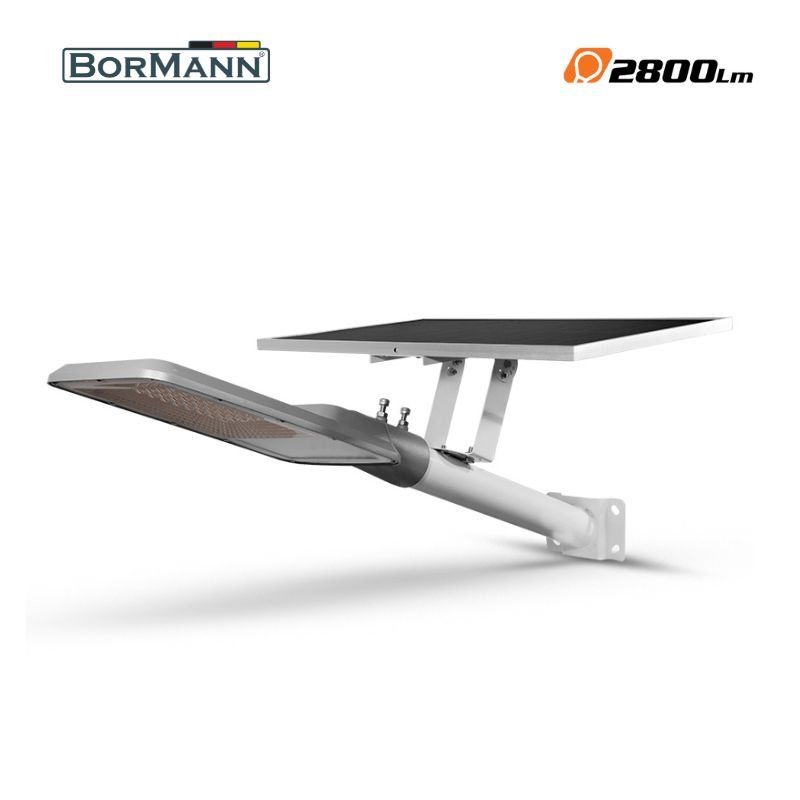 BORMANN BLF3100 Ηλιακό Φωτιστικό Δρόμου Led 100W, Αδιάβροχο Με Φωτοβολταϊκό Πάνελ 5V/30W