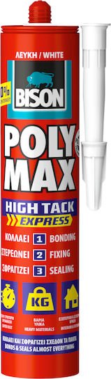 POLY MAX HIGH TACK EXPRESS ΛΕΥΚΗ ΦΥΣΙΓΓΑ 440GR BISON