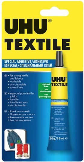ΚΟΛΛΑ ΓΙΑ ΥΦΑΣΜΑΤΑ TEXTILE 19ML/20GR BLISTER UHU